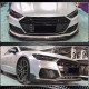 Накладка на передний бампер Lip (для S-Line 2018-2022, Карбон) для Ауди A7 2018- гг