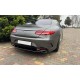 Задний диффузор с насадками Silver (2018-2020, Дизайн S-COUPE63) для Mercedes S-class C217 Coupe