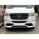 Накладка на передний бампер V2 (под покраску) для Mercedes Sprinter W907/W910 2018- гг