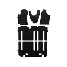 Коврики EVA (полный салон, Черные) для Hyundai H300, H1, Starex 2008-2020 гг