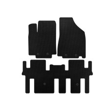 Килимки EVA (2 ряди, Чорний) для Nissan Pathfinder R52 2012-2021 рр
