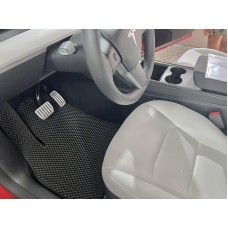 Килимки EVA (5-ти місний, Чорний) для Tesla Model Y 2020- рр
