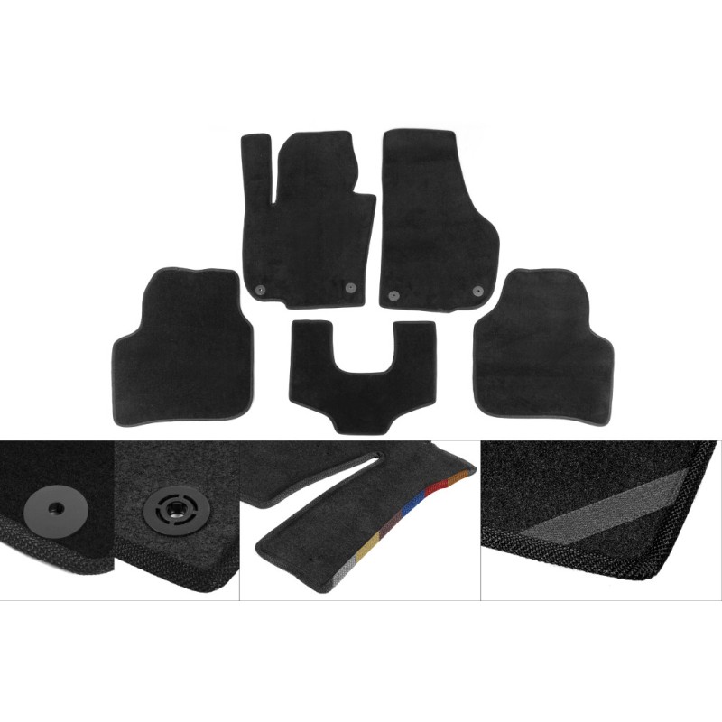 Коврики текстильные Premium (черные) для BMW X3 F-25 2011-2018 гг