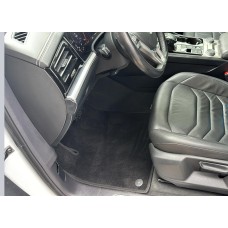 Килимки текстильні Premium (чорні) для Volkswagen Touareg 2018- рр
