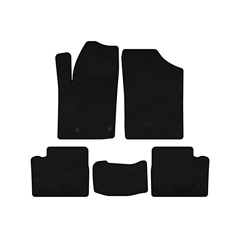 Коврики текстильные Premium (Черный) для Citroen Berlingo 1996-2008 гг
