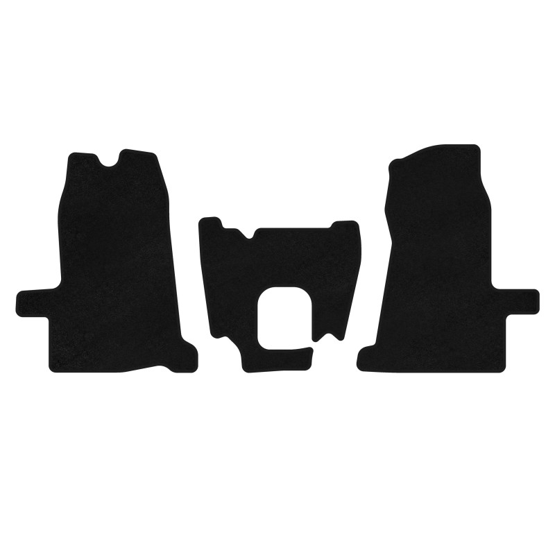 Коврики текстильные Premium (2000-2006, 1-20251, МКПП, Черный) для Ford Transit