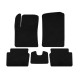 Коврики текстильные Premium (HB, Черный) для Hyundai I-10 2008-2013 гг