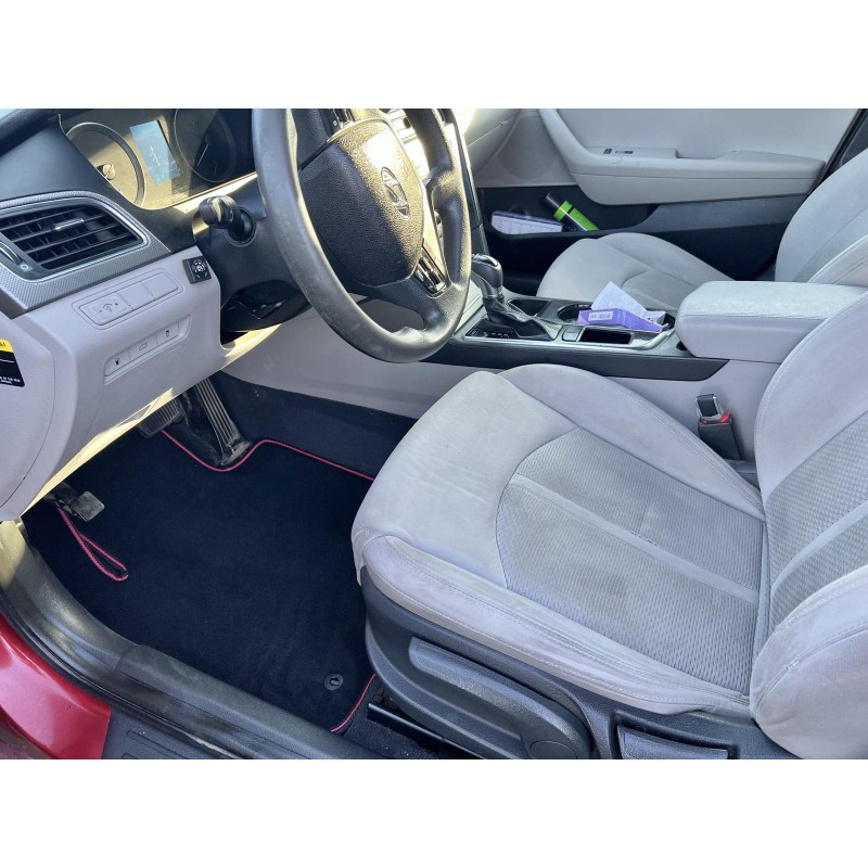 Коврики текстильные Premium (SD, Черный) для Hyundai Sonata LF 2014-2019 гг