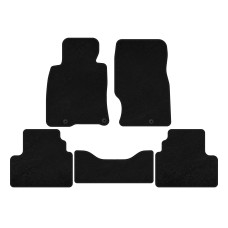 Коврики текстильные Premium (G25-G35, SD, Черный) для Infiniti G25/G35/37 (V36/CV36) 2006-2015 гг