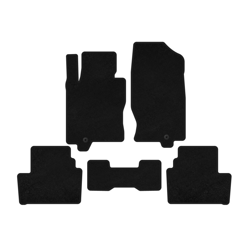 Коврики текстильные Premium (G35 S, Купе, Черный) для Infiniti G25/G35/37 (V36/CV36) 2006-2015 гг