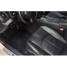 Текстильные коврики Premium (G37 X, SD, Черный) для Infiniti G25/G35/37 (V36/CV36) 2006-2015 гг