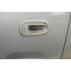 Обведення поворотника (2 шт, нерж) для Seat Arosa 1997-2005 рр