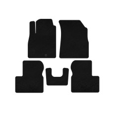 Коврики текстильные Premium (черные) для Nissan Micra K13 2011-2016 гг
