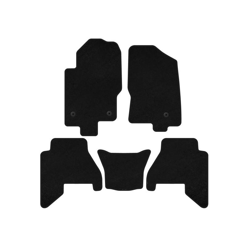 Коврики текстильные Premium (черные) для Nissan Pathfinder R51 2005-2014 гг