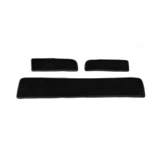 Текстильные коврики Classic на пороги (3 шт, черные) для Mercedes Sprinter W906 2006-2018 гг