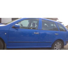 Накладки на ручки (4 шт, нерж) Carmos - Турецька сталь для Skoda Fabia 2000-2007 рр
