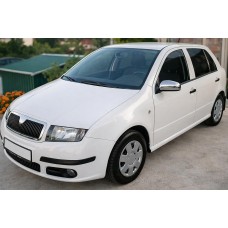 Накладки на дзеркала 2006-2026 (2 шт, нерж.) для Skoda Fabia рр