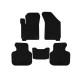 Коврики текстильные Classic (2011-2020, 7-местный, Черный) для Dodge Journey 2008- гг