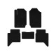 Коврики текстильные Classic (Черный) для Ford Ranger 2011-2022 гг