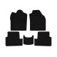 Коврики текстильные Classic (2009-2012, Черный) для Ford Connect