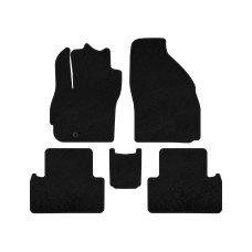 Коврики текстильные Classic (2 ряда, 7-местный, Черный) для Mazda 5 2005-2009 гг