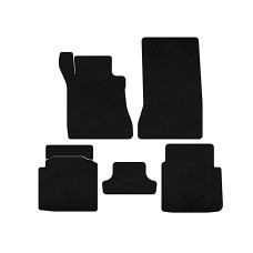 Коврики текстильные Classic (SD, Короткая база, Черный) для Mercedes S-сlass W126