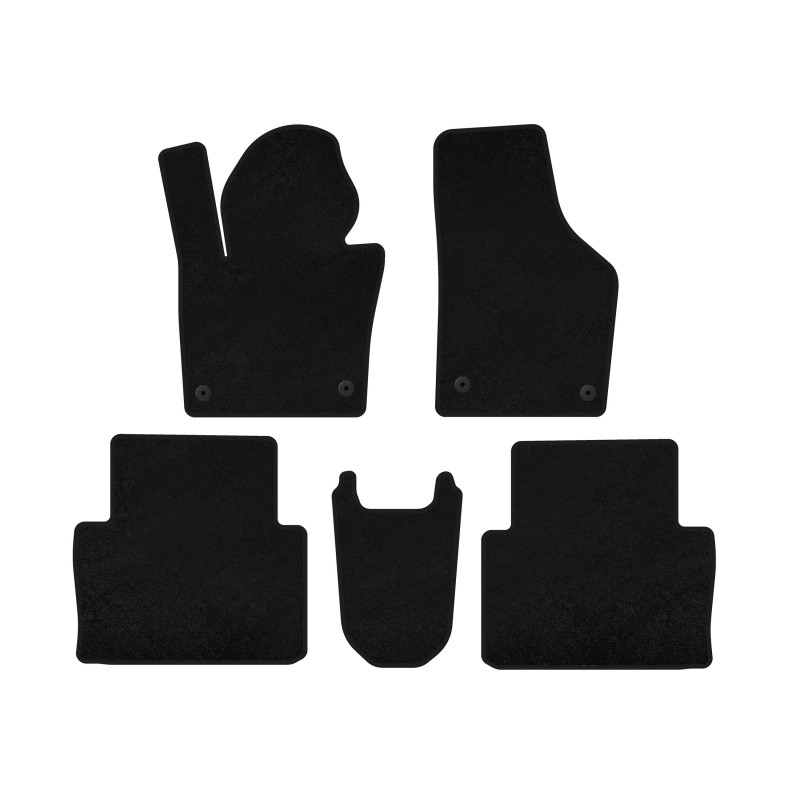 Коврики текстильные Classic (2015-2025, Черный) для Seat Alhambra 2010- гг