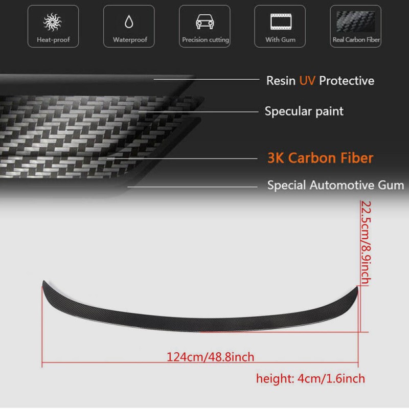 Спойлер P-Style (для F30/F80, Карбон) для BMW 3 серия F-30/31/34 2012-2019 гг Спойлер P-Style (для F30/F80, Карбон) для BMW 3 серия F-30/31/34 2012-2019 гг