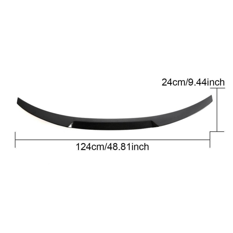 Спойлер M4-Style V2 (для F30/F80, Карбон) для BMW 3 серия F-30/31/34 2012-2019 гг Спойлер M4-Style V2 (для F30/F80, Карбон) для BMW 3 серия F-30/31/34 2012-2019 гг