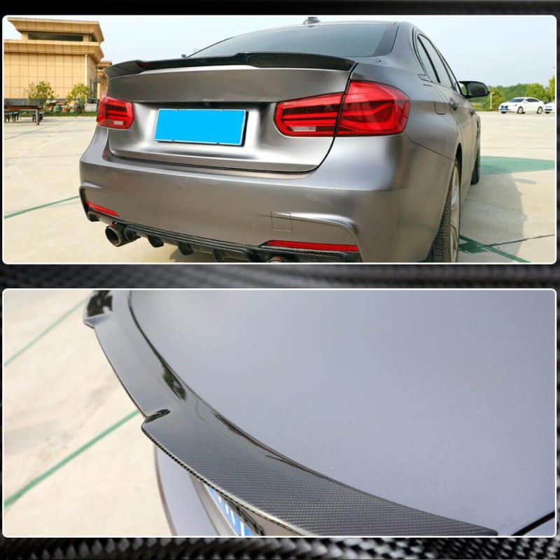 Спойлер крышки багажника Карбон V10 (SD) для BMW 3 серия F-30/31/34 2012-2019 гг Спойлер крышки багажника Карбон V10 (SD) для BMW 3 серия F-30/31/34 2012-2019 гг