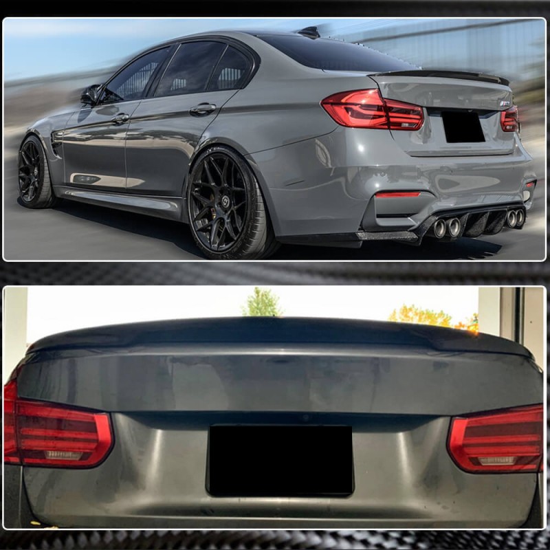 Спойлер крышки багажника Карбон V16 (SD) для BMW 3 серия F-30/31/34 2012-2019 гг Спойлер крышки багажника Карбон V16 (SD) для BMW 3 серия F-30/31/34 2012-2019 гг