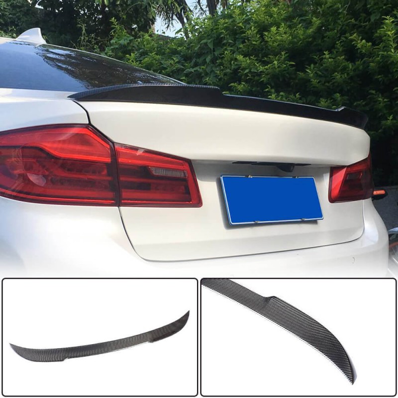 Спойлер крышки багажника Карбон V7 (SD) для BMW 5 серия G30/31 2017-2023 гг