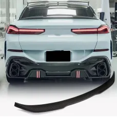 Спойлер крышки багажника Карбон V1 для BMW X6 G06 2019- гг