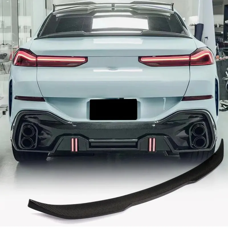 Спойлер крышки багажника Карбон V1 для BMW X6 G06 2019- гг
