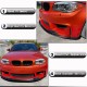 Накладка на передний бампер Карбон V2 (для 1M E82) для BMW 1 серия E81/82/87/88 2004-2011 гг