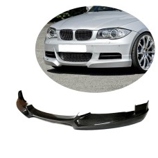Накладка на передній бампер Карбон V1 (для E82/E88 M-Sport) для BMW 1 серія E81/82/87/88 2004-2011 рр