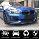 Накладка на передний бампер Карбон V1 (2016-2019, M-Sport) для BMW 1 серия F20/21