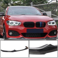 Накладка на передний бампер Карбон V3 (2016-2019, M-Sport) для BMW 1 серия F20/21