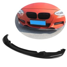 Накладка на передний бампер Карбон (2011-2015, M-Sport) для BMW 1 серия F20/21