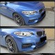 Накладка на передний бампер Карбон V1 (для F22/F23 M Sport) для BMW 2 серия F22/23 2014-2021 гг