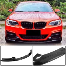 Накладка на передній бампер V3 (для F22/23 M-Sport, Карбон) для BMW 2 серія F22/23 2014-2021 рр
