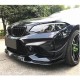 Накладка на передний бампер Карбон V2 (для F87) для BMW 2 серия F22/23 2014-2021 гг