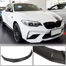 Накладка на передний бампер Карбон V1 (для factory M2 Competition) для BMW 2 серия F22/23 2014-2021 гг