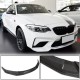Накладка на передний бампер Карбон V1 (для factory M2 Competition) для BMW 2 серия F22/23 2014-2021 гг