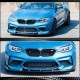 Накладка на передний бампер Карбон V2 (для factory M2 Competition) для BMW 2 серия F22/23 2014-2021 гг