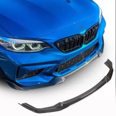 Накладка на передній бампер Lip V3 (для F87 M2 Competition, Карбон) для BMW 2 серія F22/23 2014-2021 рр