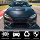 Накладка на передний бампер Lip V3 (для F87 M2 Competition, Карбон) для BMW 2 серия F22/23 2014-2021 гг