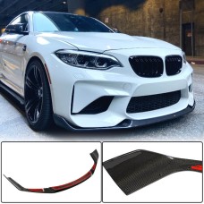 Накладка на передній бампер Lip V4 (для F87 M2 Competition, Карбон) для BMW 2 серія F22/23 2014-2021 рр