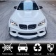 Накладка на передний бампер Lip V4 (для F87 M2 Competition, Карбон) для BMW 2 серия F22/23 2014-2021 гг