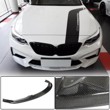 Накладка на передній бампер Lip V6 (для F87 M2 Competition, Карбон) для BMW 2 серія F22/23 2014-2021 рр